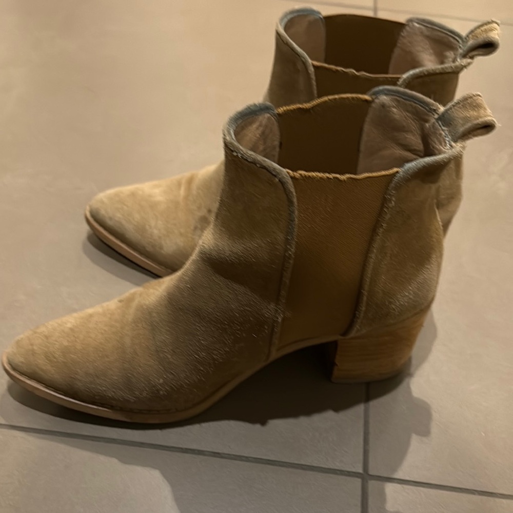Tan Suede Ankle Boots